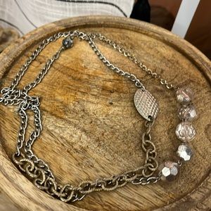 Mixed metal necklace